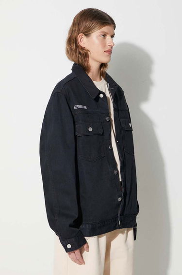 Bunda PANGAIA Pangaia Denim Jacket Čierna | 10000973, 8