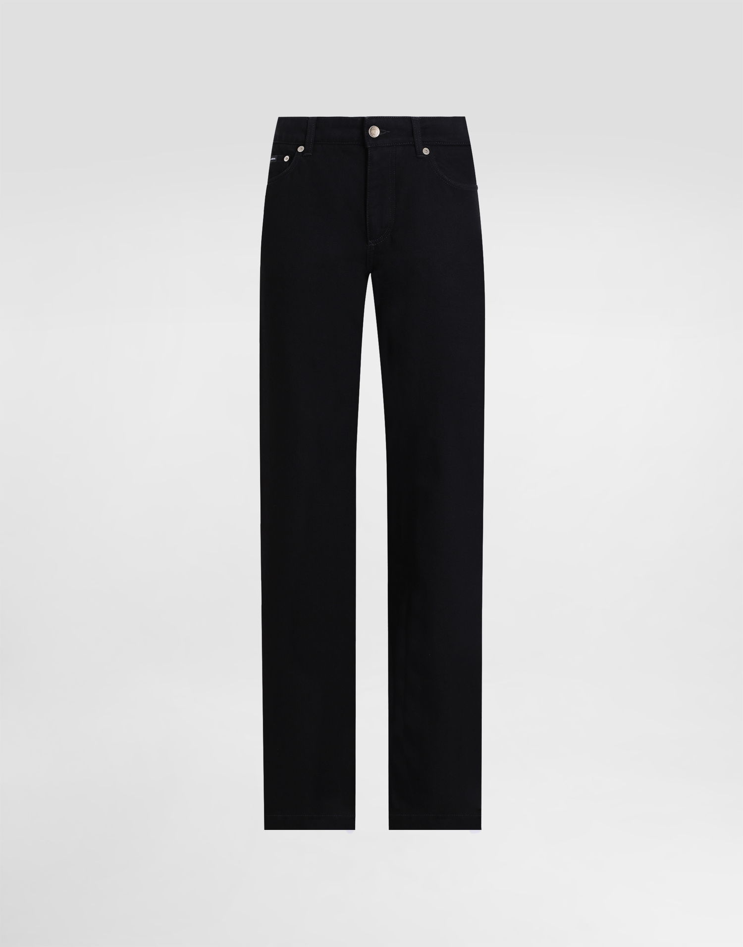 Džínsy Dolce & Gabbana Dolce & Gabbana Loose Fit Jeans With Pressed Pleat Čierna | FTC8CDG8MM3S9001, 0