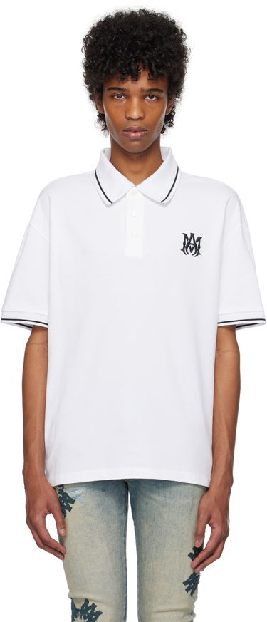 Polo tričko AMIRI Amiri MA Core Logo Polo Biela | AMJYPO1009, 0