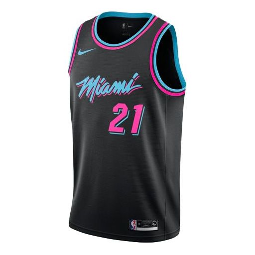 Dres Nike Miami Heat Fan Edition Basketball Vest Čierna | AJ4622-011