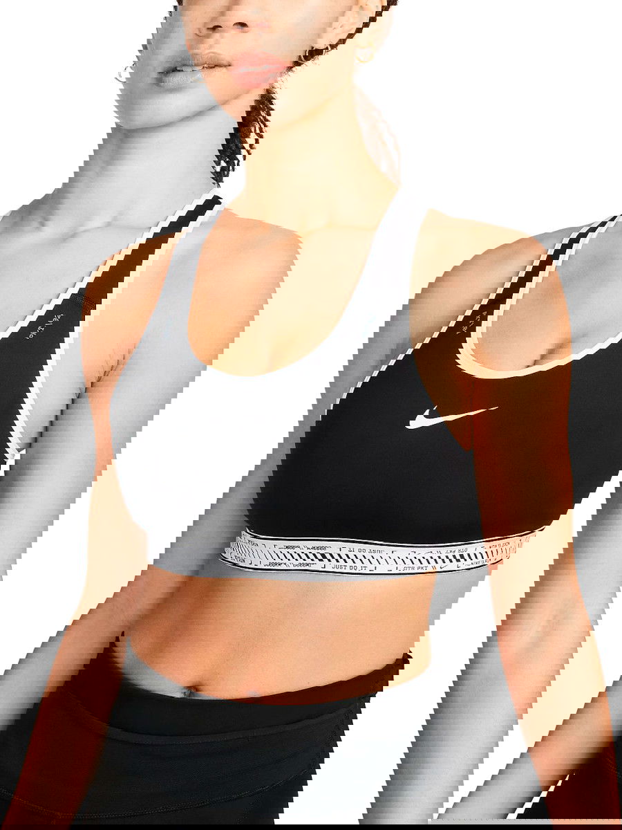 Podprsenka Nike Swoosh On The Run Bra Čierna | dv9914-010, 0