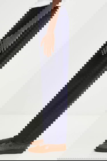 Nohavice Paul Smith Paul Smith Wide-Leg Corduroy Trousers Navy | M1R.410Z.T02792, 1