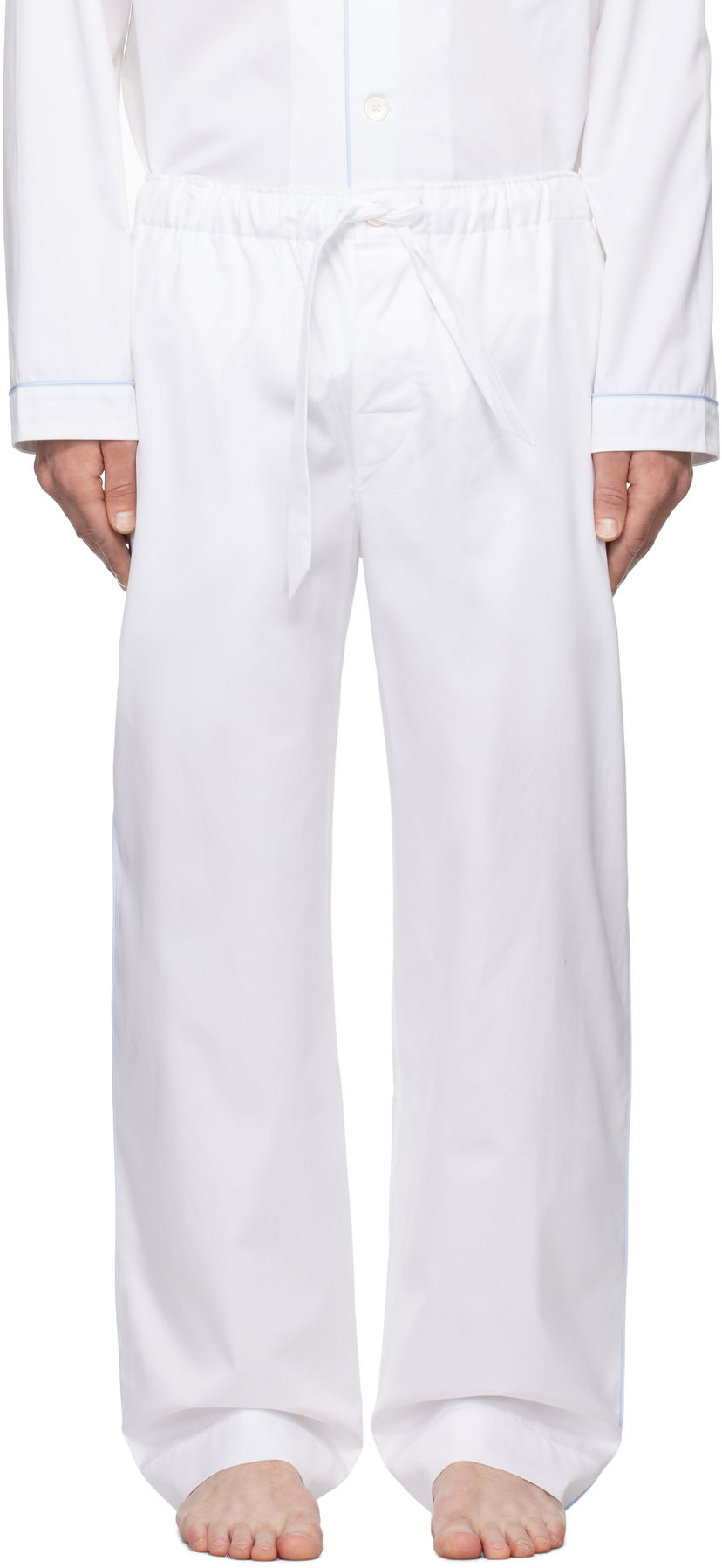 Pyžamo TEKLA Sateen Pyjama Pants Biela | SWP-WHI