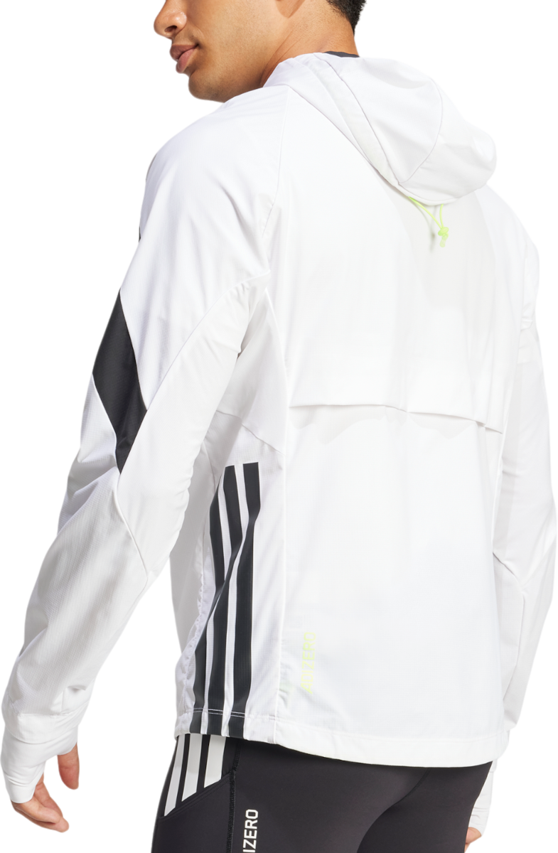 Vetrovka adidas Originals Adizero Hooded Jacket Biela | jf3471, 1
