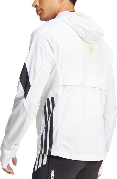 Vetrovka adidas Originals Adizero Hooded Jacket Biela | jf3471, 1