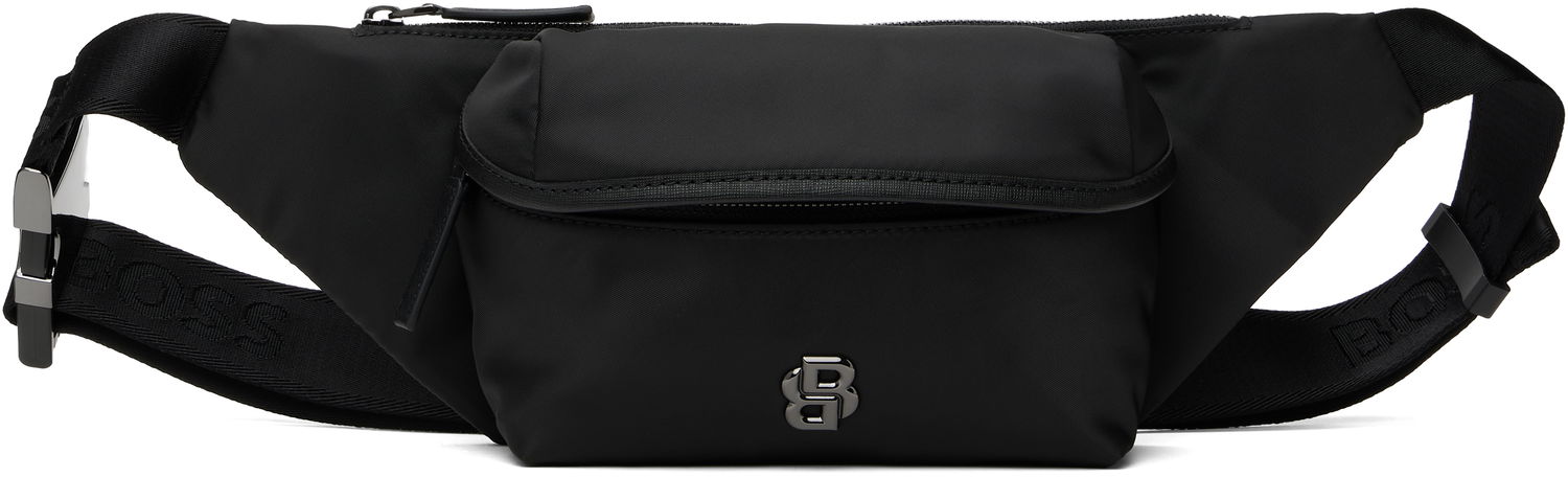 Ľadvinka BOSS BOSS Double B Monogram Belt Bag Čierna | 50548072, 0