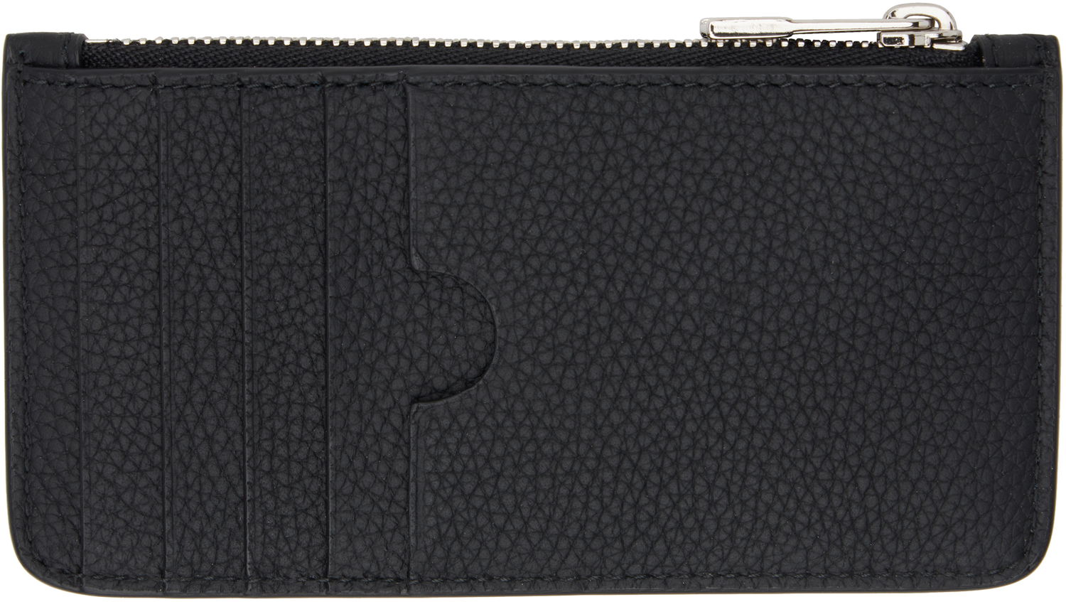 Peňaženka Balmain Embossed Leather Card Holder Čierna | DM1MD060LPSE, 1