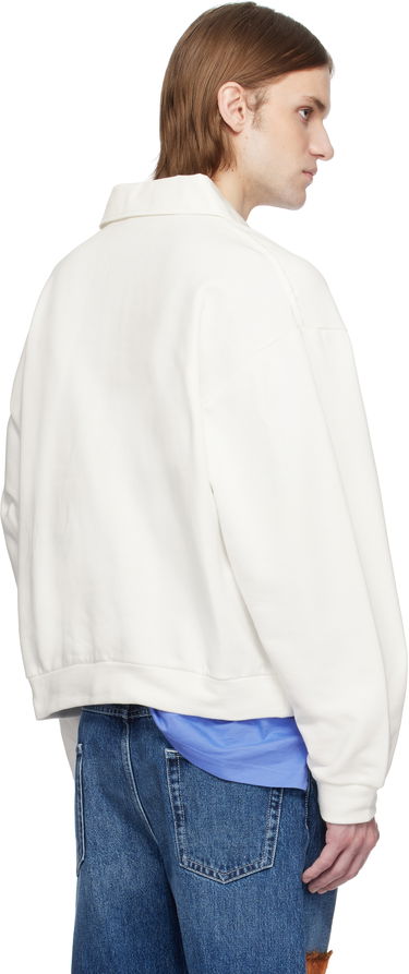 Sveter Marni Marni Loopback Cotton Jersey Polo Biela | FUMU0145S0 UTC275, 2