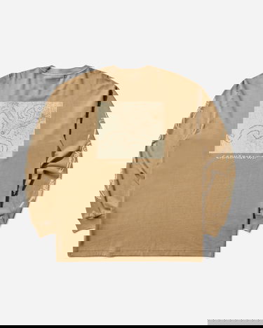 Tričko Carhartt WIP Terrestrial Graphic Longsleeve T-Shirt Béžová | I035227 0TLPG, 2