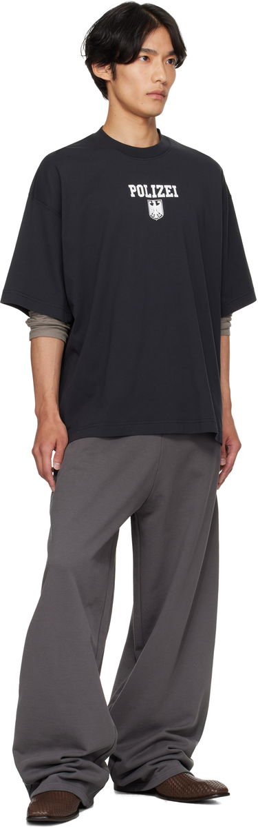 Tričko VETEMENTS Vetements Polizei Regular T-Shirt Čierna | UH76TR300B, 3