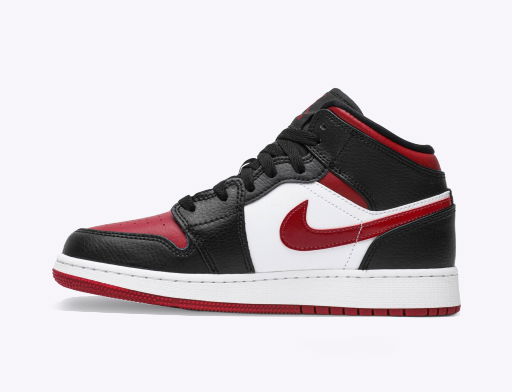 Tenisky a topánky Jordan Air Jordan 1 Mid "Noble Red" GS Čierna | 554725-066