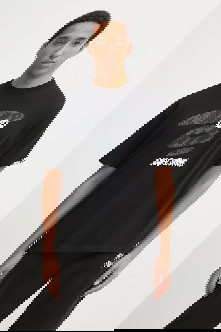 Tričko AAPE by A Bathing Ape Graphic Print T-Shirt Theme Main Čierna | AAPTEM1753XXP, 0