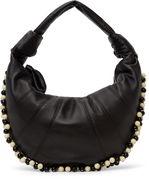 Lemaire Beaded Mini Fortune Croissant Bag