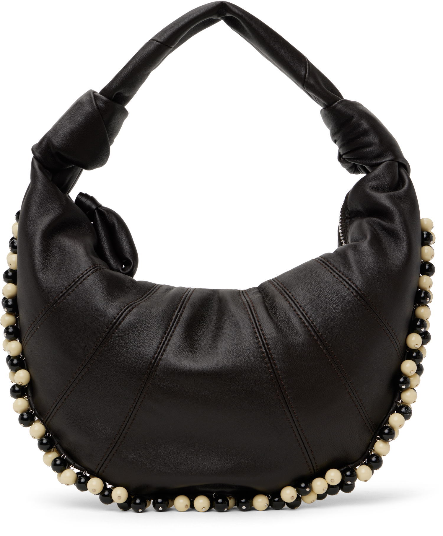 Kabelka LEMAIRE Lemaire Beaded Mini Fortune Croissant Bag Čierna | BG0152 LL095, 0