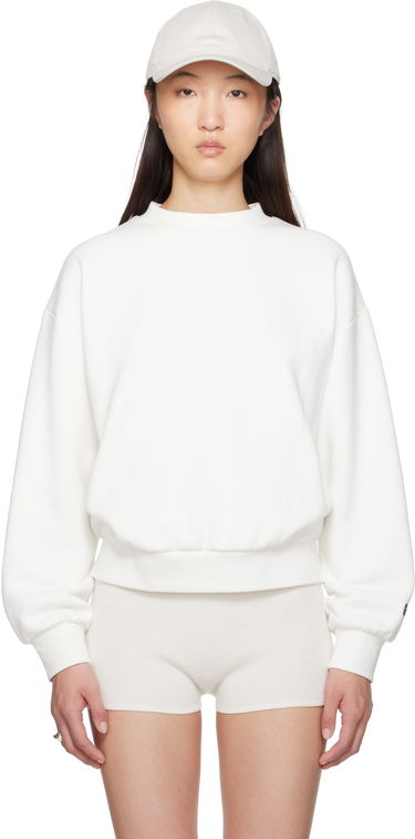 Mikina Fear of God Fear of God ESSENTIALS Classic Fit Crewneck Sweatshirt Biela | 192SP255554FW, 0