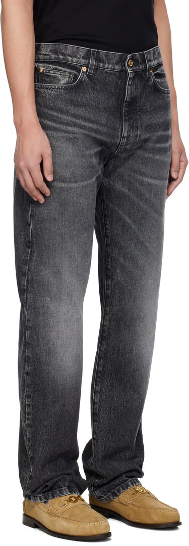 Džínsy Versace Versace Stonewashed Jeans Čierna | 1018911_1A13597, 1
