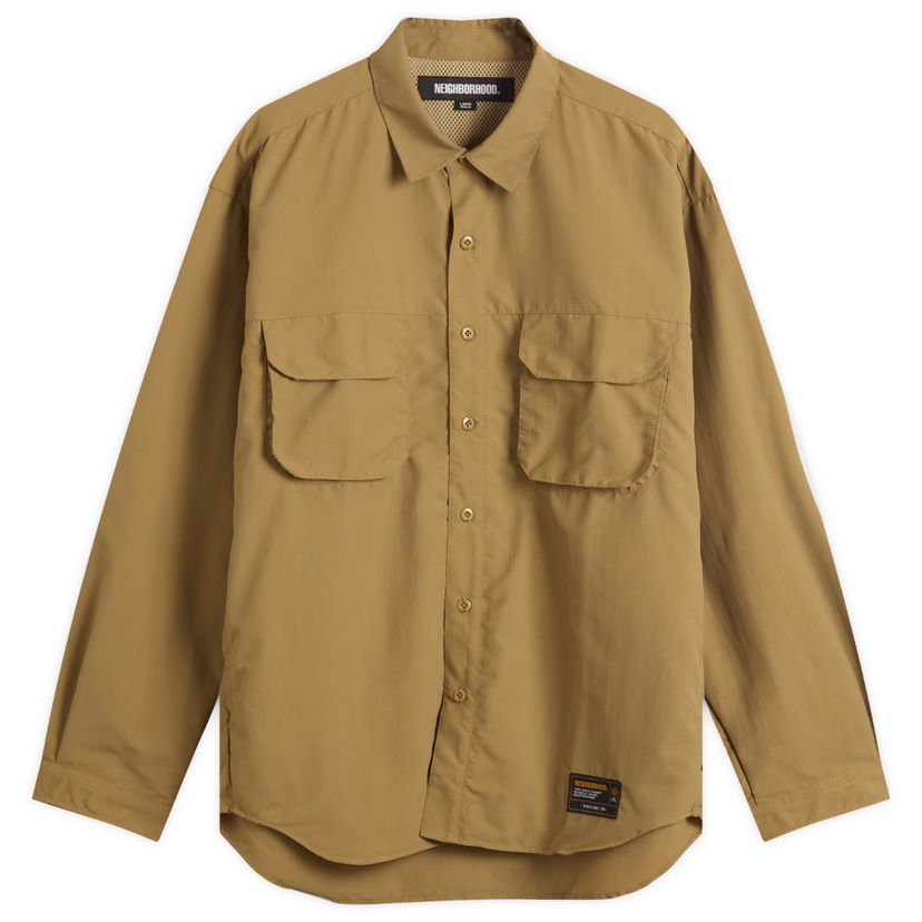 Košeľa Neighborhood Ventilation Field Shirt Béžová | 252TSNH-SHM06-BEI