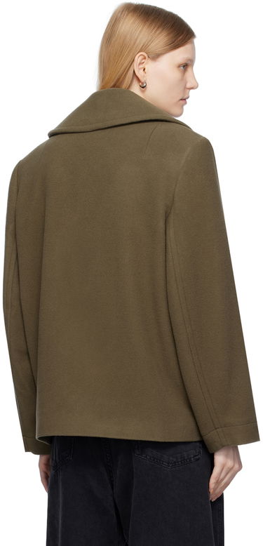 Kabáty LEMAIRE Lemaire Boxy Jacket Zelené | CO1033 LF1164, 2