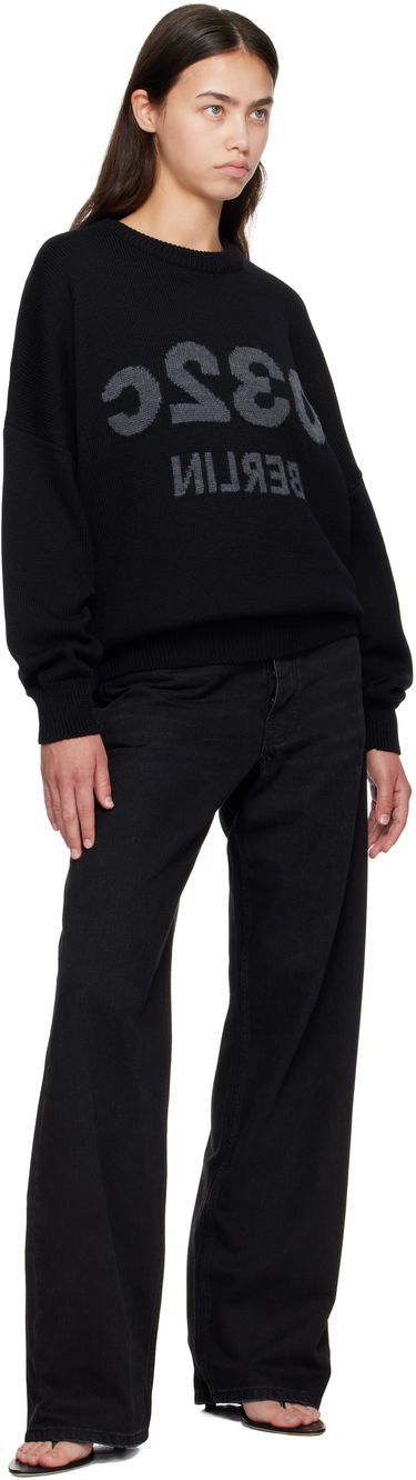 Sveter 032C 032c Selfie Knit Sweater Čierna | F25-URK-1511-000-W, 3