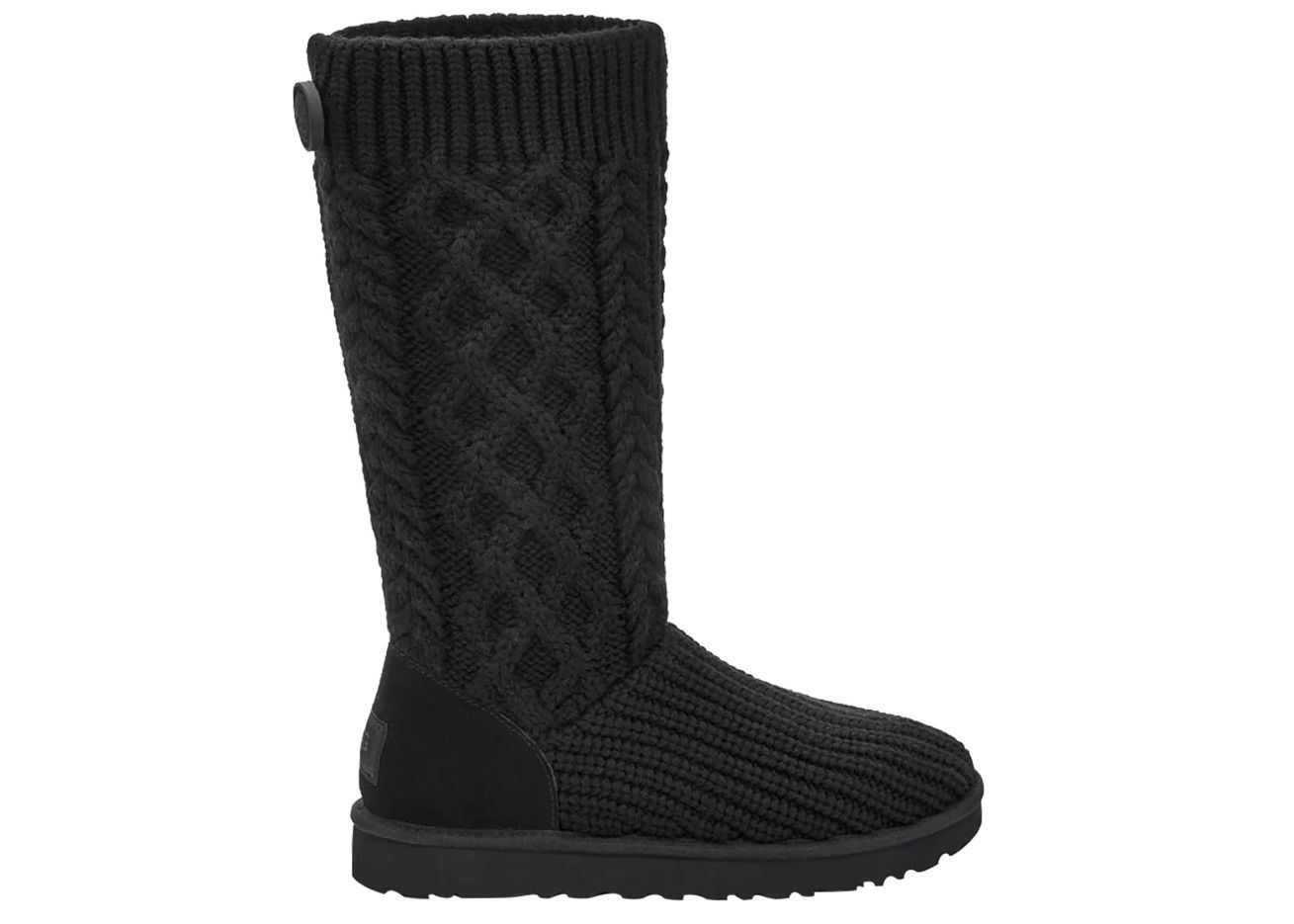 Tenisky a topánky UGG Classic Cardi Cabled Knit Čierna | 1146010-BLK, 0