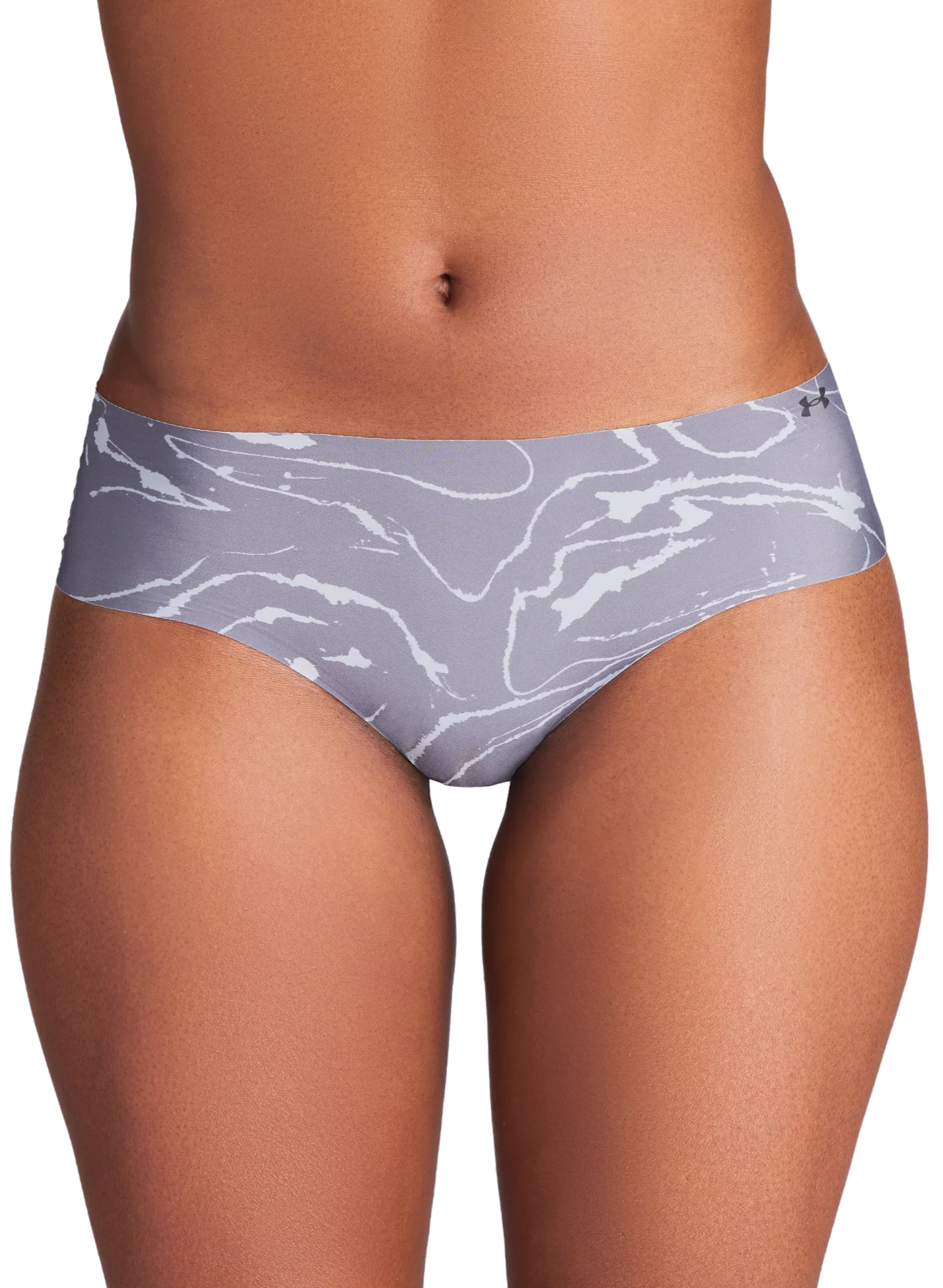 Nohavičky Under Armour Printed No Show Hipster Underwear - 3-Pack Šedá | 1383896-035, 0