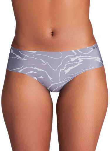 Nohavičky Under Armour Printed No Show Hipster Underwear - 3-Pack Šedá | 1383896-035, 0