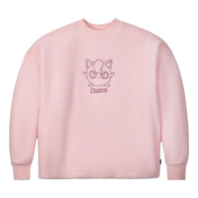 Sveter Converse Jigglypuff Sherpa Crewneck Sweatshirt Ružová | 10023902-A01, 0