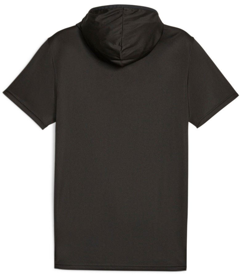 Dres Puma Hoops Team Hooded Short Sleeve Shooting Shirt Čierna | 676636-01, 1