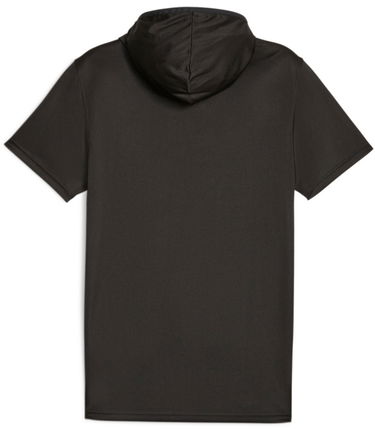 Dres Puma Hoops Team Hooded Short Sleeve Shooting Shirt Čierna | 676636-01, 1