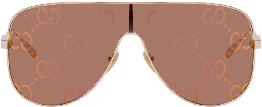 Gold Mask Sunglasses