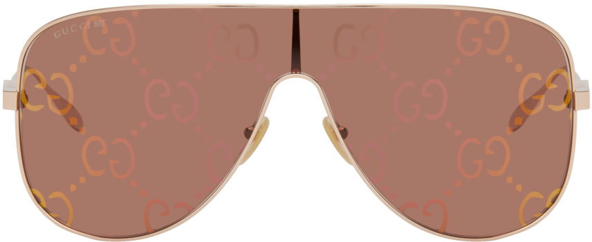 Slnečné okuliare Gucci Gold Mask Sunglasses Ružová | GG1436S-003, 0