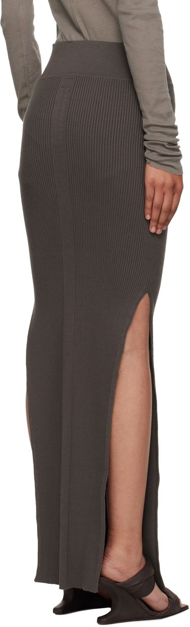 Sukňa Rick Owens Rick Owens Concordians Sacriskirt Midi Skirt Šedá | RP02E4619 RIBVI, 2