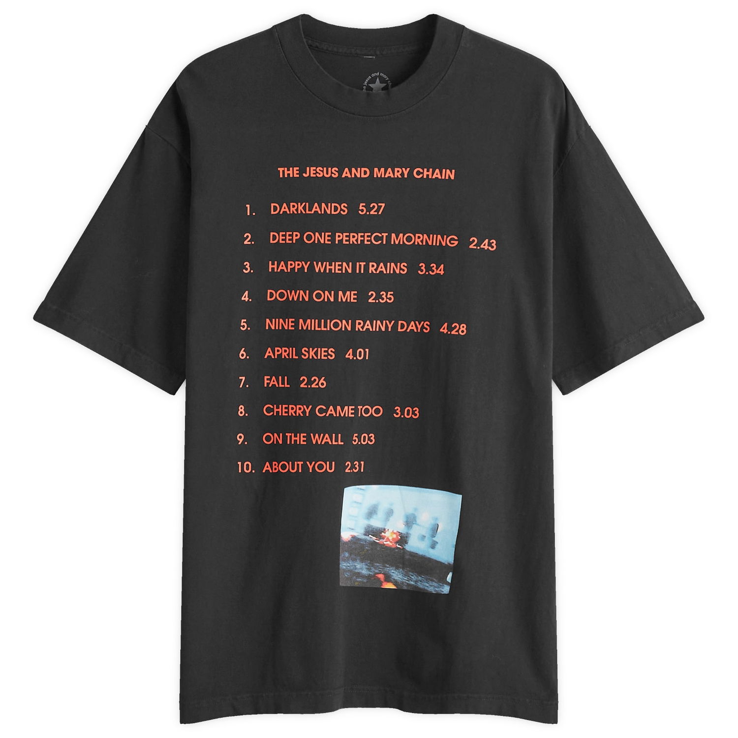 Tričko Pleasures Darklands T-Shirt Čierna | P24F076-BLK, 0