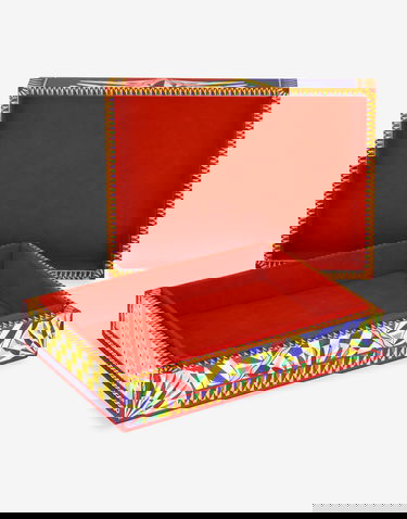 Home decor Dolce & Gabbana Dolce & Gabbana Sicilian Sun Print Large Decorative Plexiglass Box Rôznofarebný | TCC201TCAMYUC067, 3