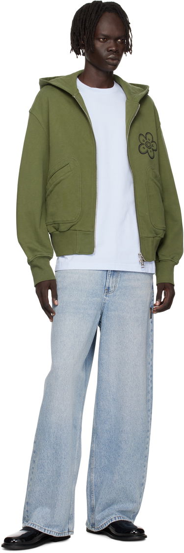 Mikina KENZO Kenzo Paris Futura 2000 Edition Boxy Full-Zip Hoodie Zelené | FF65HO5514MT, 3