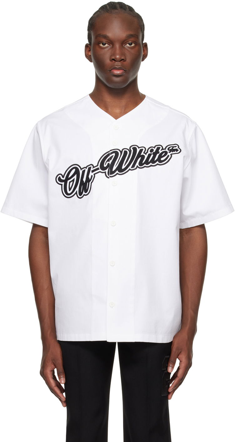 White Embroidered Shirt