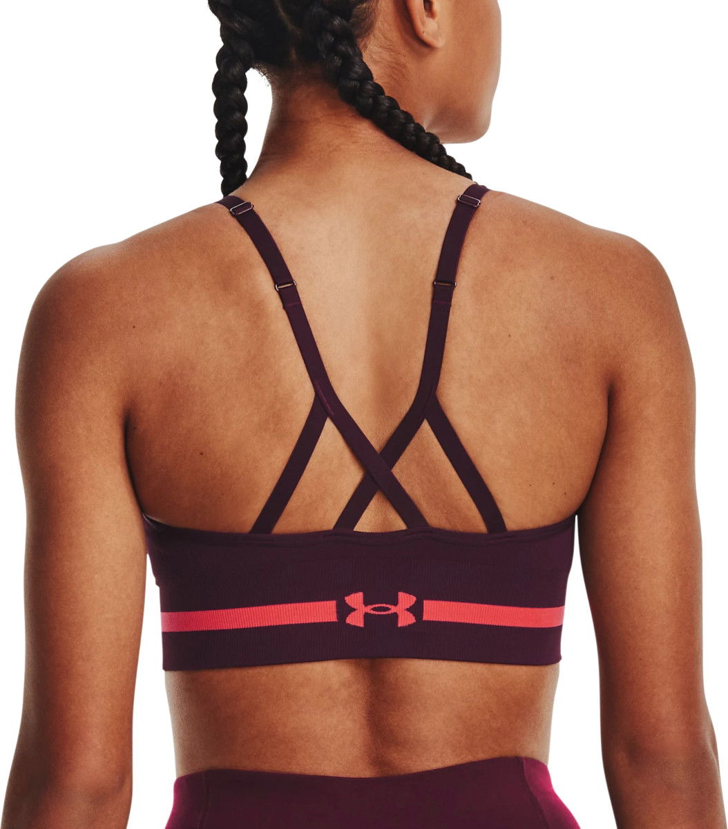 Podprsenka Under Armour Seamless Low Long Bra Čierna | 1357719-600, 1