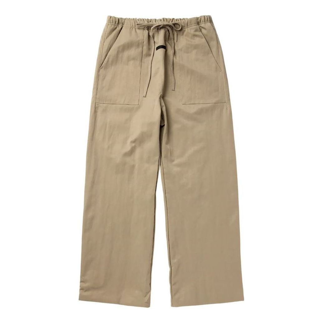 Nohavice Fear of God Fear of God Essentials SS25 Textured Nylon Utility Pants Béžová | 130HO244807F, 0