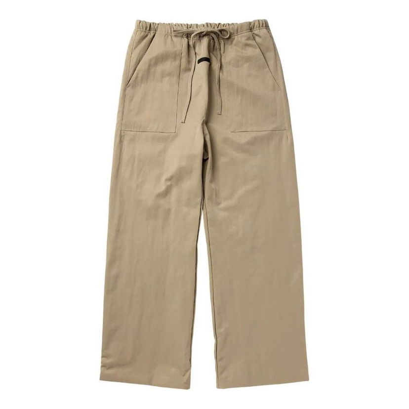 Nohavice Fear of God Fear of God Essentials SS25 Textured Nylon Utility Pants Béžová | 130HO244807F