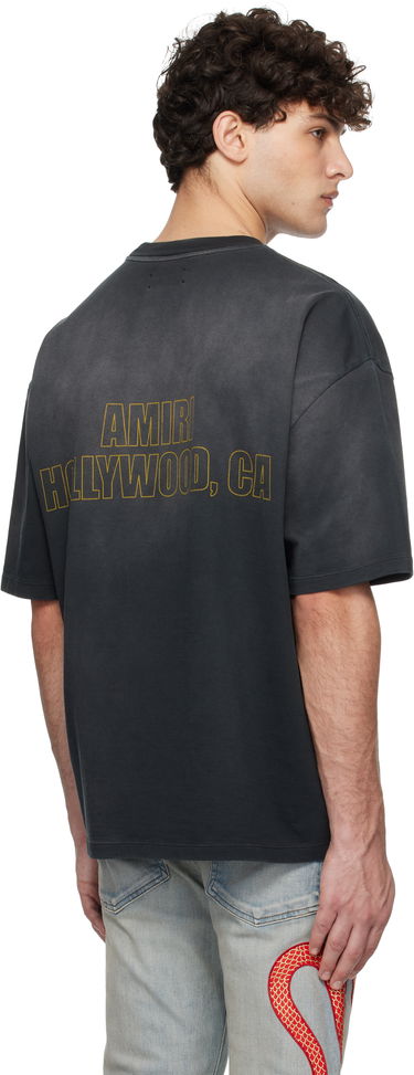 Tričko AMIRI Vintage Eagle Graphic Oversized T-Shirt Šedá | AMJYTE1127, 2