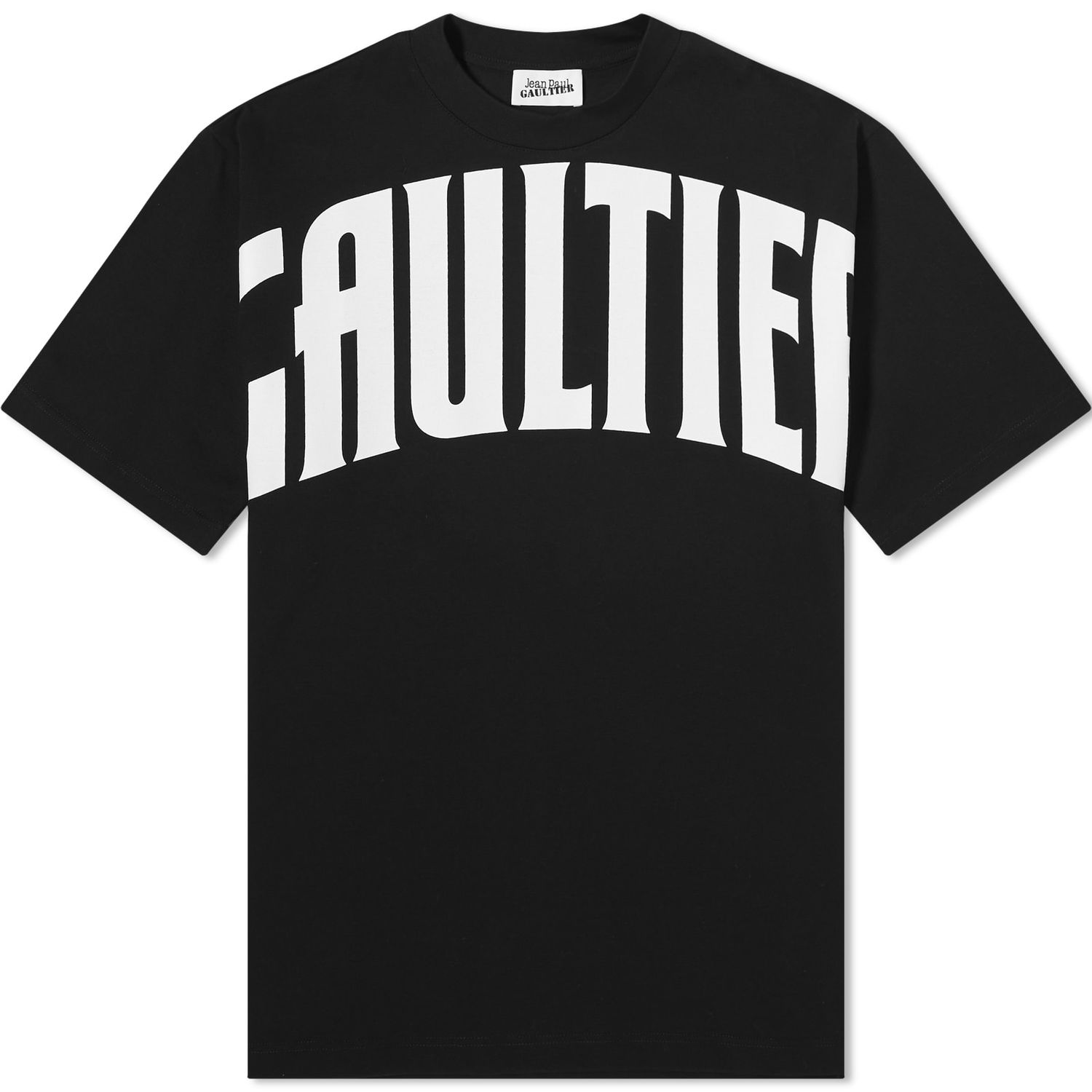 Tričko Jean Paul Gaultier Logo Oversized T-Shirt Čierna | 24-25-U-TS065I-J055-0001, 0