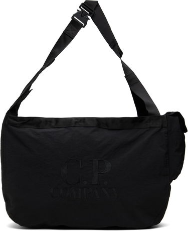 Taška cez rameno C.P. Company Paper Touch Zipped Shoulder Bag Čierna | 18CMAC227A-110188G, 0