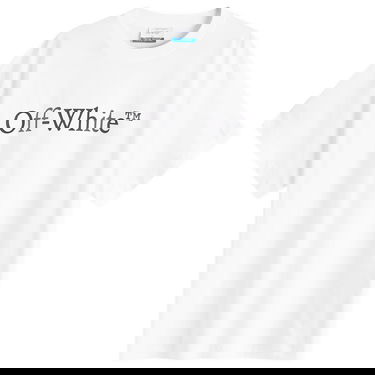 Tričko Off-White Bookish Skate T-Shirt Biela | OMAA120C99JER0080110, 0