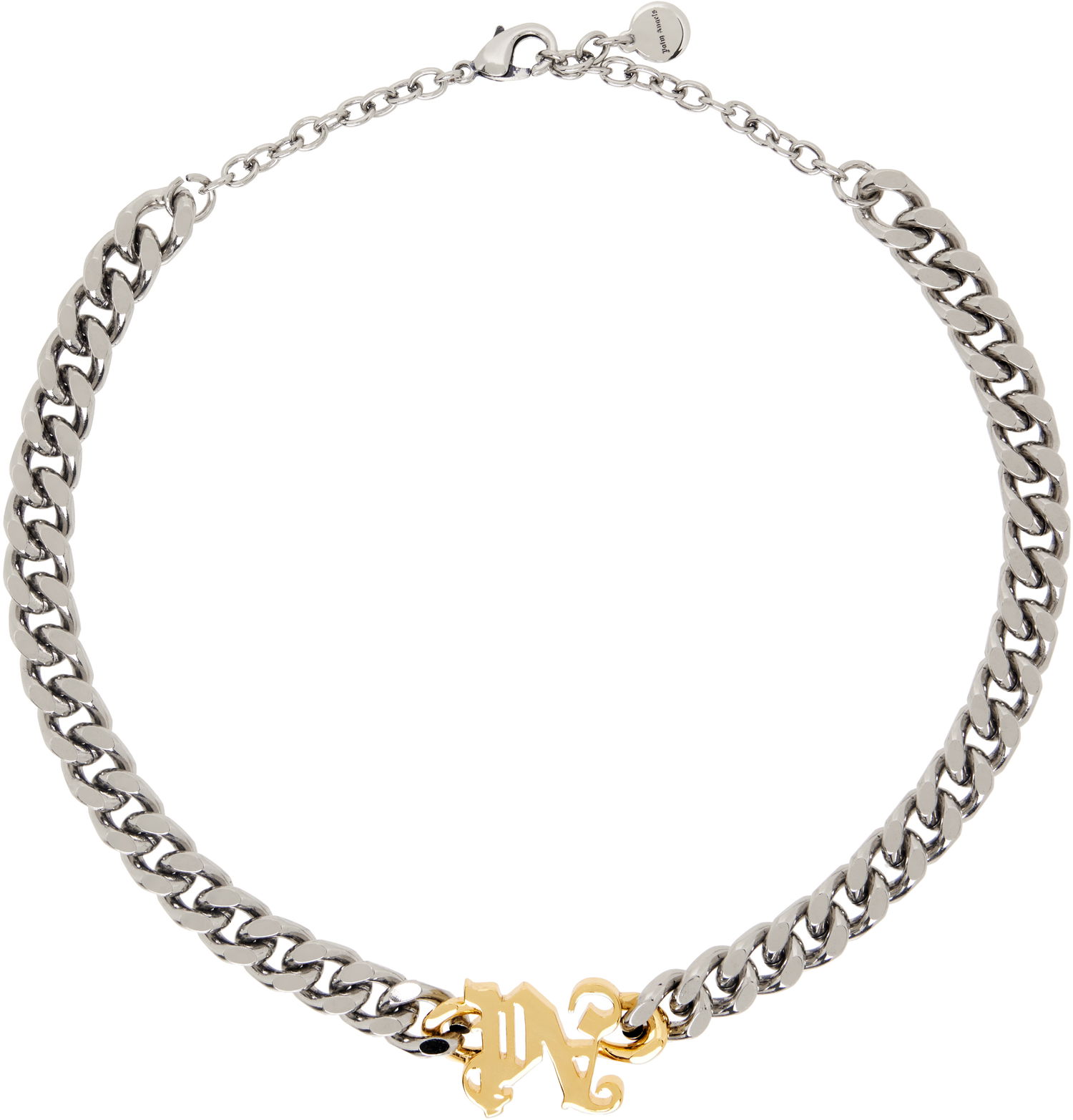 Náhrdelník Palm Angels Chain Necklace With Monogram Metalická | PMOB017C99MAT0017276, 0