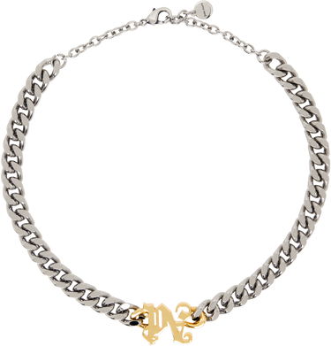 Náhrdelník Palm Angels Chain Necklace With Monogram Metalická | PMOB017C99MAT0017276, 0