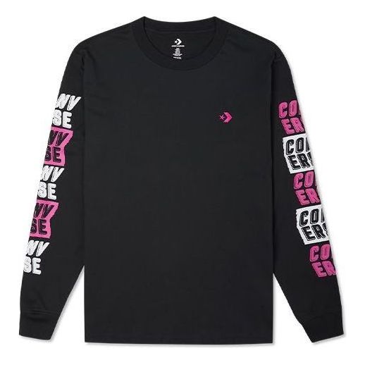 Mikina Converse Fold Out Graphic Long-Sleeve Tee Čierna | 10019933-A02