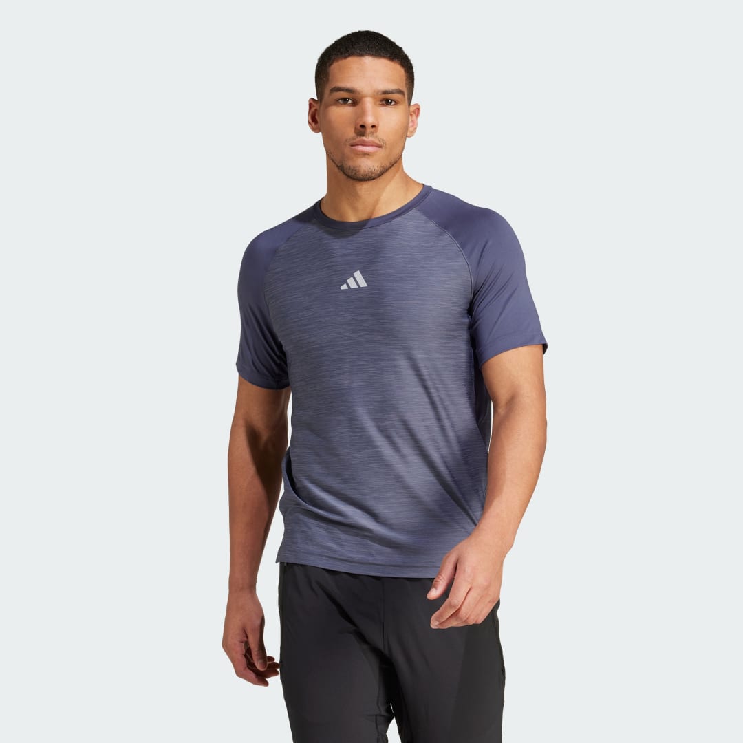 Tričko adidas Performance Gym+ Training T-Shirt Fialová | IW5893, 0