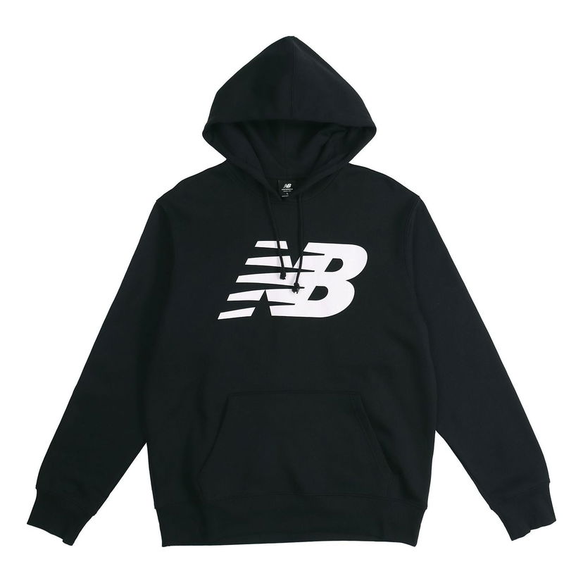 Mikina New Balance Essentials Stacked Logo Hoodie Čierna | MT83982-BK