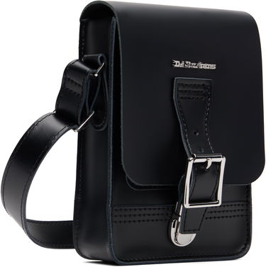 Taška cez rameno Dr. Martens Leather Vertical Crossbody Bag Dr. Martens Čierna | AD055001, 1