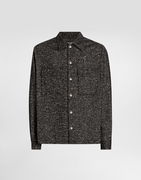 Dolce & Gabbana Wool Blend Button-Up Shirt